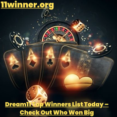 dream11 top winners list today